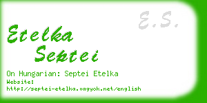 etelka septei business card